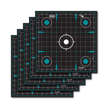 122478 Allen Girls With Guns 15280 Splash  Self-Adhesive Paper Black/Teal Grid 5 Pack
