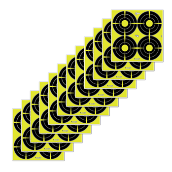 122500 Allen 15218 EZ Aim Splash Non-Adhesive Paper 12" x 12" SPOT Yellow/Black 12 Per