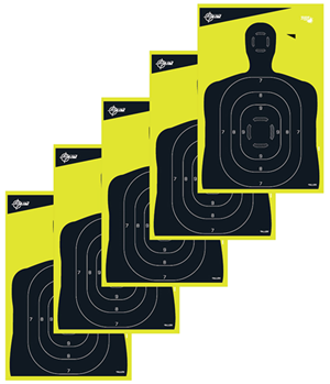 122505 Allen 15330 EZ Aim Splash Non-Adhesive Paper 12" x 18" Silhouette Yellow/Black 5