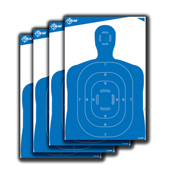 122509 Allen 15331 EZ Aim  Paper 23" x 35" Silhouette Blue/White 4 Per Pack