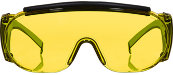 122556 Allen 2170 Shooting & Safety Fit-Over Glasses 100% UV Rated Yellow Lens with Gra