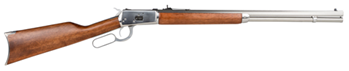 Rossi 920442493 R92  44 Rem Mag 12+1 24" Brazilian Hardwood Polished Stainless R