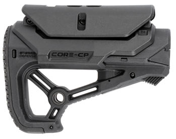 Fab Defense (us 122679 FAB Defense FX-GLCORESCP GL-Core S CP Buttstock with Adjustable Cheekrest Matte