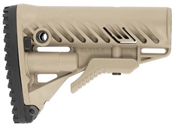 Fab Defense (us 122685 FAB Defense FX-GLR16T GLR-16 Buttstock Flat Dark Earth Synthetic Fixed Storage C