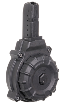Promag 122810 ProMag DRMA12 AR-15  9mm Luger AR-15 50rd Black Drum