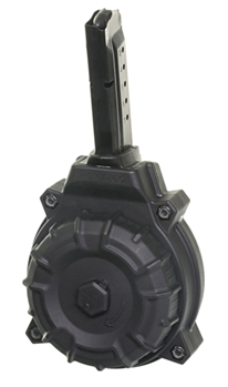 Promag 122824 ProMag DRMA15 S&W  9mm Luger M&P Shield 50rd Black Drum