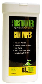 Bull Frog/corte 12314 Bull Frog 92383 Rust Hunter Gun Care Against Rust and Corrosion Wipes 25 Count