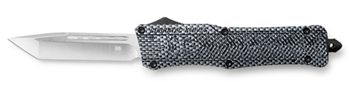Cobra Enterpris 123144 CobraTec Knives LCFCTK1LTNS CTK-1  Large 3.75" OTF Tanto Plain D2 Steel Blade/Ca