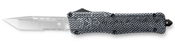 Cobra Enterpris 123145 CobraTec Knives LCFCTK1LTS CTK-1  Large 3.75" OTF Tanto Part Serrated D2 Steel B