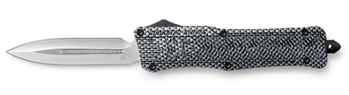 Cobra Enterpris 123146 CobraTec Knives LCFCTK1LDAGNS CTK-1  Large 3.75" OTF Dagger Plain D2 Steel Blade