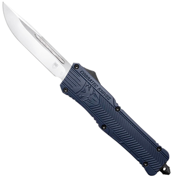 Cobra Enterpris 123153 CobraTec Knives LNYCCTK1LDNS CTK-1  Large 3.75" OTF Drop Point Plain D2 Steel Bl