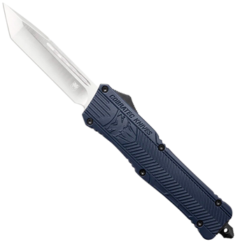 Cobra Enterpris 123155 CobraTec Knives LNYCTK1LTNS CTK-1  Large 3.75" OTF Tanto Plain D2 Steel Blade/NY