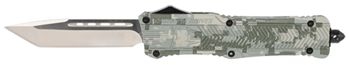 Cobra Enterpris 123160 CobraTec Knives LADCCTK1LTNS CTK-1  Large 3.75" OTF Tanto Plain D2 Steel Blade/A