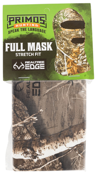 Primos/vista 123324 Primos PS6669 Stretch Fit  Realtree Edge Neoprene Full Face Mask OSFA