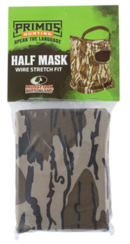 Primos/vista 123330 Primos PS6664 Stretch Fit  Mossy Oak Original BottomLand Neoprene 1/2 Face Mask