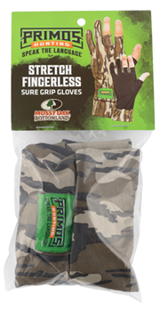 Primos/vista 123333 Primos PS6681 Stretch Fit  Mossy Oak Original BottomLand Fingerless Neoprene OSF