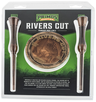 Primos/vista 123345 Primos PS2921 Rivers Cut  Friction Call Turkey Sounds Brown Hardwood