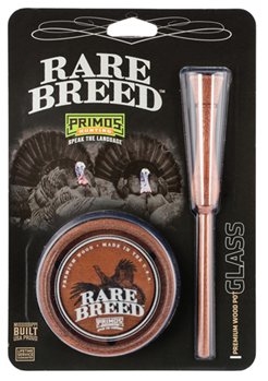 Primos/vista 123347 Primos PS2903 Rare Breed  Friction Call Attracts Turkeys Natural Glass/Wood