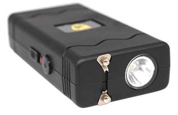 Skyline Usa Inc 123353 Guard Dog SGGDDHVBK Disabler Stun Gun  with Flashlight Black Rubber Coated