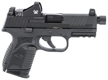 FN 66100802 509 Compact Tactical 9mm Luger 4.32" TB 12+1,24+1 Black Polymer Fram
