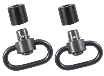 Boyt Harness Co 123446 Outdoor Connection PBS19121 Push Button Swivel Set  1" Black Steel