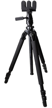 Kopfjager/sellm 123556 KOPF Jager KJ85001K K700  Tripod made of Aluminum with Black Finish, Pivoting Re