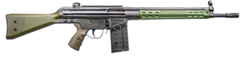 Ptr Industries  PTR 113 GIRK PTR 113 308 Win,7.62x51mm NATO 16" 20+1 Black Parkerized Green Poly