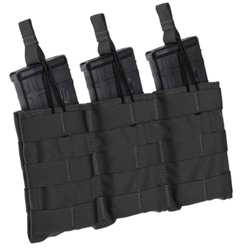 Tacshield (mili 123919 TACSHIELD (MILITARY PROD) T3608BK Speed Load Triple Pistol Mag Pouch Black 1000D