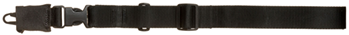 Tacshield (mili 123965 Tacshield T6005BK CQB Sling made of Black Webbing with HK Snap  Hook & Single-Po