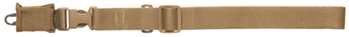 Tacshield (mili 123966 Tacshield T6005CY CQB Sling made of Coyote Webbing with HK Snap Hook & Single-Po
