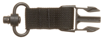 Tacshield (mili 123976 Tacshield T6093BK QD Sling Attachment  for QD Push Button Black Webbing