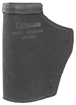 124045 Galco STO834B Stow-N-Go Holster IWB Style made of Leather with Black Finish, Met