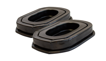 Gsm Outdoors 124097 Walker's GWP-GELPAD Gel Ear Pad  Black for Razor Series and Xcel Series Muffs