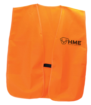 Gsm Outdoors 124149 HME HMEVESTOR Safety Vest  Big Boy Orange Polyester
