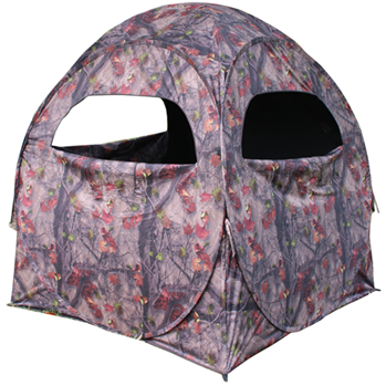 Gsm Outdoors 124155 HME HMESS75 Spring Steel 75 Ground Blind Camo Polyester 58" x 58" x 57"