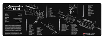 Tekmat 124479 TekMat TEKR36AR10 Original Cleaning Mat  AR-10 Parts Diagram 12" x 36"