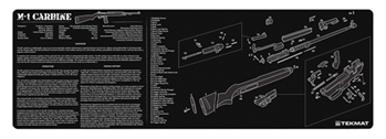 Tekmat 124483 TekMat TEKR36M1CARB M1 Carbine Cleaning Mat Black/White Rubber 36" Long M1 Carbi
