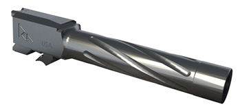 124537 Rival Arms RA20S201B Precision V1 Drop-In Barrel 9mm Luger 3.10" Graphite PVD Fi