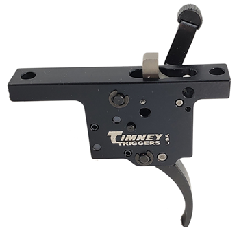 124622 Timney Triggers 783 Remington  Curved Trigger with 1.5-4 lbs Draw Weight for Rem