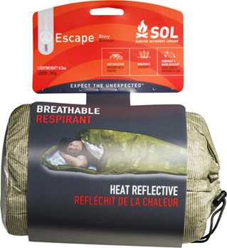 Adventure Medic 124907 Survive Outdoors Longer 01401229 Escape Bivvy Warmth Waterproof OD Green