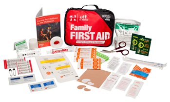 124919 Adventure Medical Kits 01200230 Family First Aid Kit First Aid Black/Red