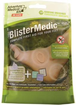 124934 Adventure Medical Kits 01550667 Blister Medical Kit Blister Prevention Brown 24