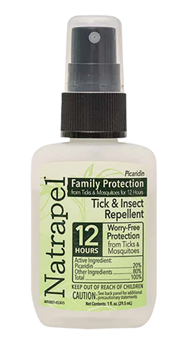 Adventure Medic 124942 Natrapel 00066850 Picaridin Insect Repellent 1 oz Spray Bottle Repels Ticks & Bi