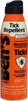Adventure Medic 124943 Ben's 00067300 Tick Repellent Eco-Spray Odorless Scent 6 oz Aerosol Repels Ticks