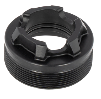 124968 CGS SUPPRESSORS CGS-NAU-REAR-CAP-BLK Nautilus Rear Cap  Black Anodized