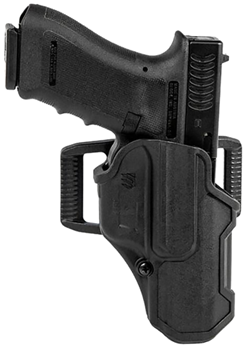 125000 Blackhawk 410759BKR T-Series L2C Black Matte Polymer OWB S&W M&P Shield 9,40 Rig