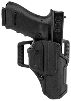 125002 Blackhawk 410701BKR T-Series L2C Black Matte Polymer OWB Glock 19,23,26,27,32,33