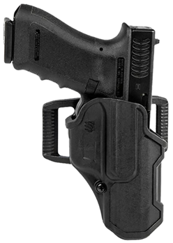 125004 Blackhawk 410700BKL T-Series L2C Black Matte Polymer OWB Glock 17,22,31,34,35,41