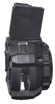 Promag 125111 ProMag DRMA24 OEM  Black Drum with Capacity Window 65rd for 223 Rem, 5.56x45mm N