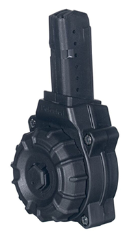 Promag 125113 ProMag DRMA26 OEM  Black Drum 30rd for 9mm Luger AR-15 with Glock Style Mag